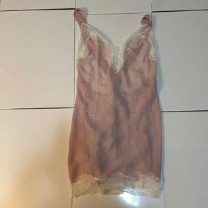 Adore Me Lillith Babydoll Lingerie Slip in Blush Pink /Size L